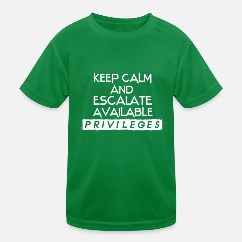 Netzwerk Admin IT Security Admin Geschenk Kinder Funktions-T-Shirt