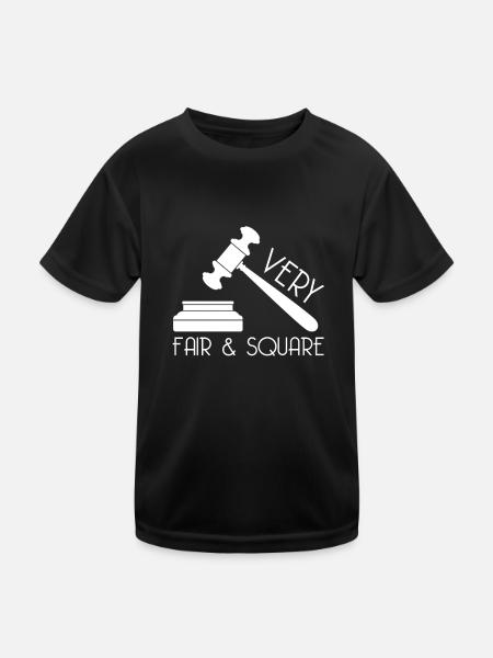 Judge Lawyer Judgment Judge - Kids Functional T-Shirt - black - Front