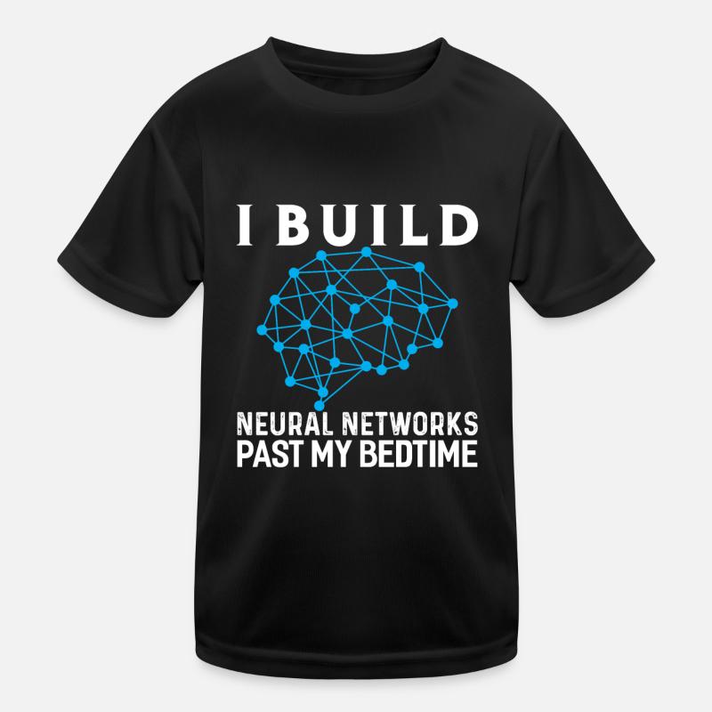 Machine Learning AI Neuronales Netz Kinder Funktions-T-Shirt