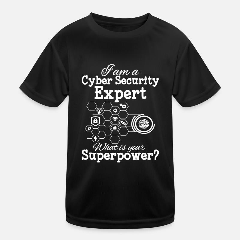 Cyber Security Experte Kinder Funktions-T-Shirt
