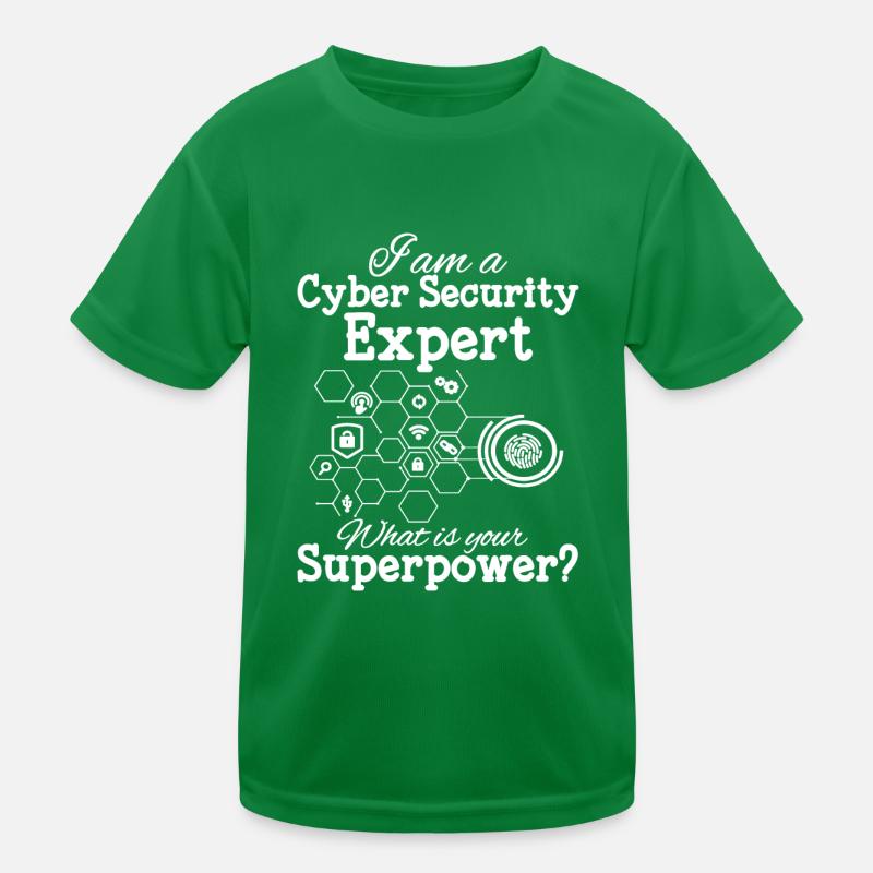 Cyber Security Experte Kinder Funktions-T-Shirt
