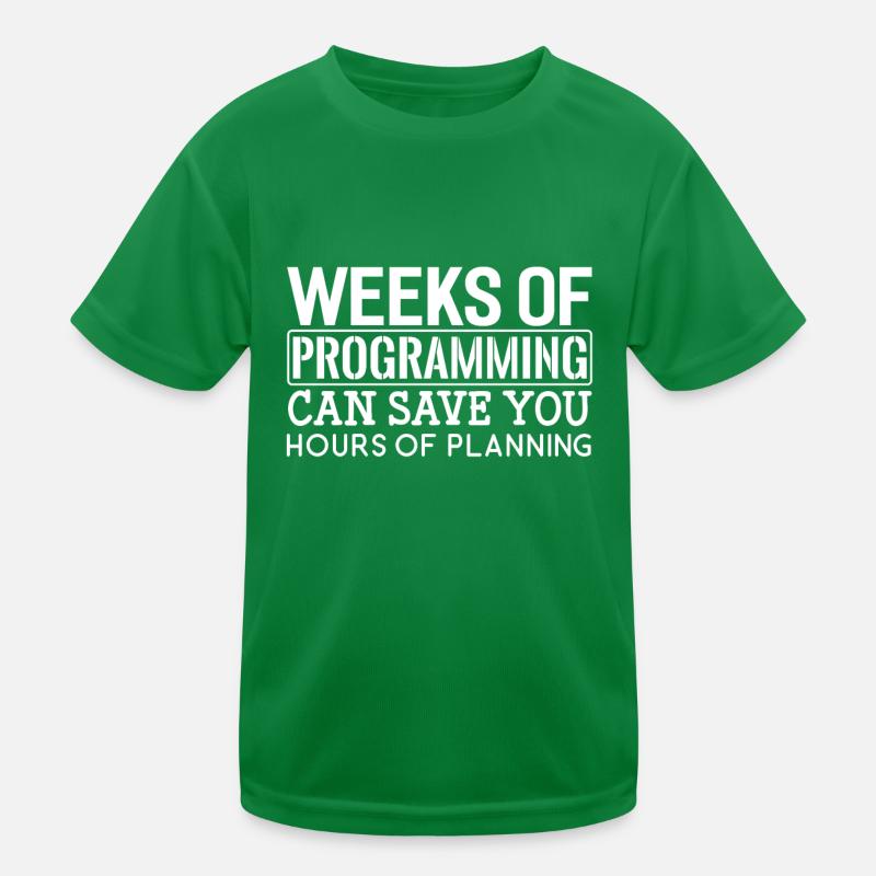 Programmeurs semaines De Programmation T-shirt sport Enfant
