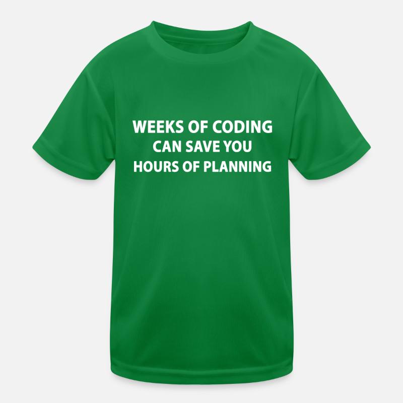 Programmierer Wochen Von Coding Kinder Funktions-T-Shirt
