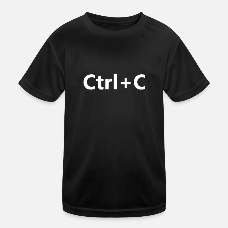 Ctrl C Family Partnerlook Copier Coller T-shirt sport Enfant