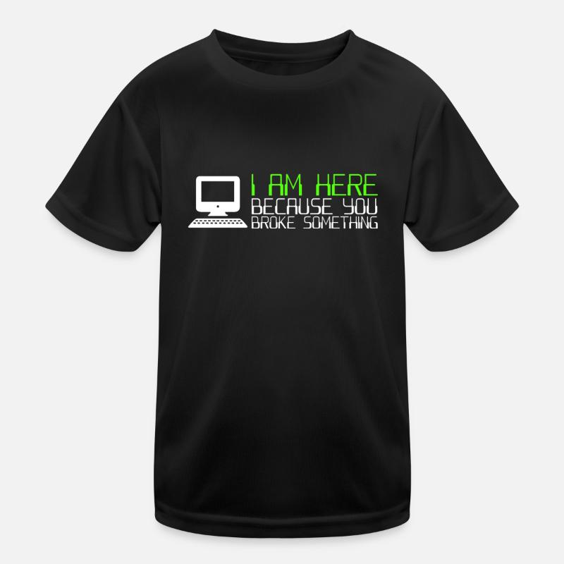 IT Computer IT Support IT Ticket System Kids Functional T-Shirt