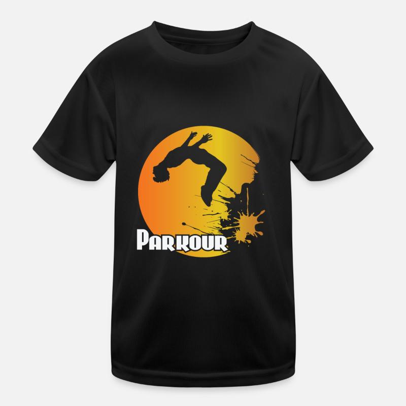 Parkour backflip Kids Functional T-Shirt