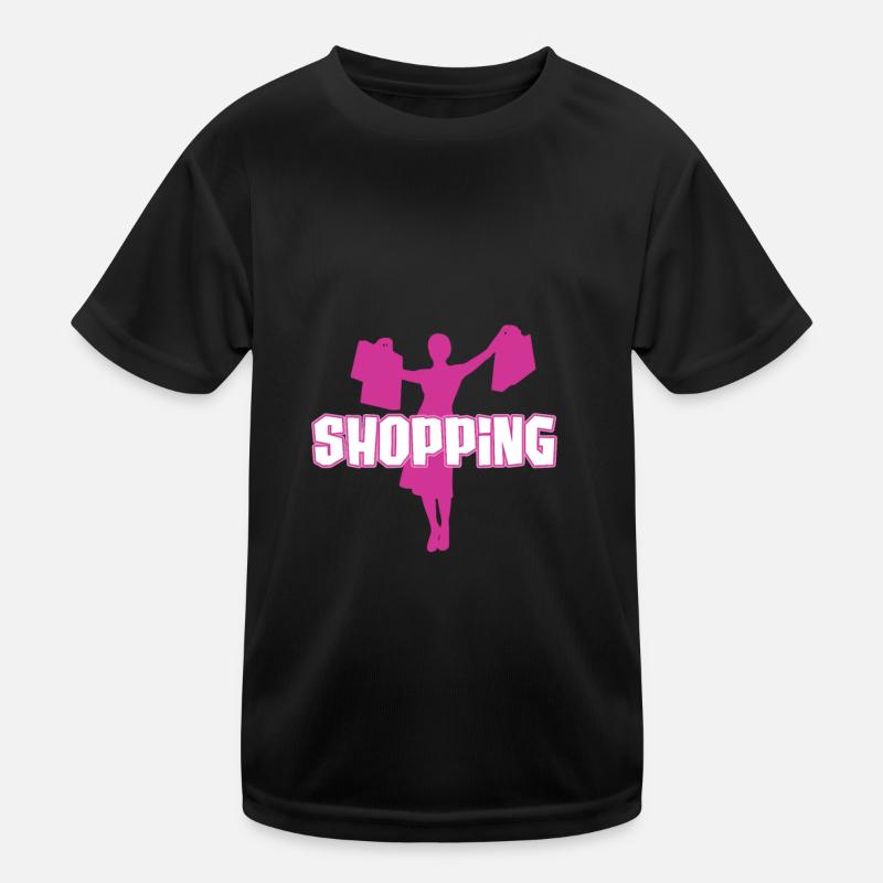 Shopping Kids Functional T-Shirt