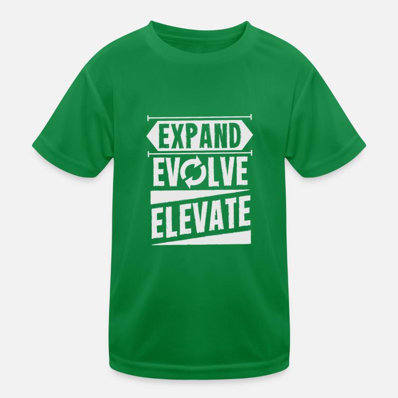 Expand - Evolve - Elevate Kinder Funktions-T-Shirt