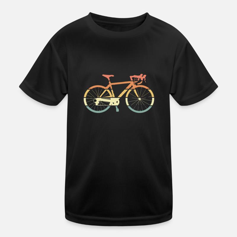 Bicycle retro racing bike Kids Functional T-Shirt