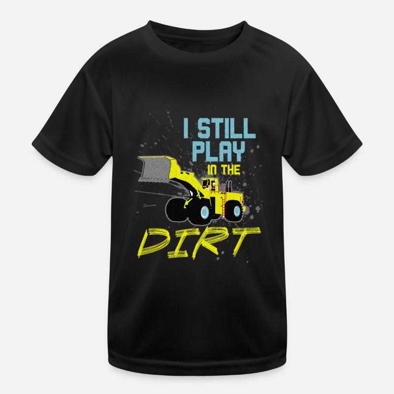 Bagger Power Shovel Kleinkind Digger Boys Geschenk Kinder Funktions-T-Shirt