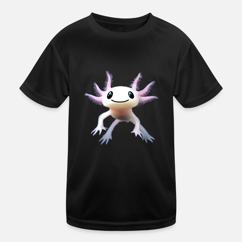 Axolotl Funksjons-T-skjorte for barn