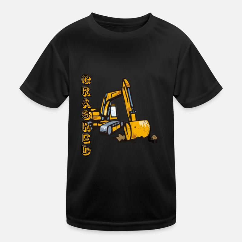Bagger Power Shovel Kleinkind Digger Boys Geschenk Kinder Funktions-T-Shirt