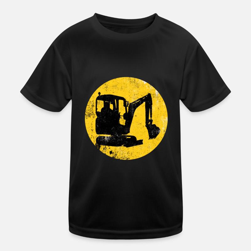 Bagger Power Shovel Kleinkind Digger Boys Geschenk Kinder Funktions-T-Shirt