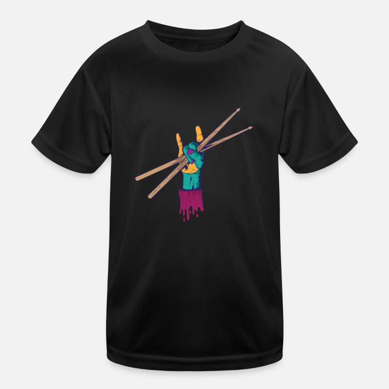 Drumsticks Music Drummer Drumsticks Kids Functional T-Shirt