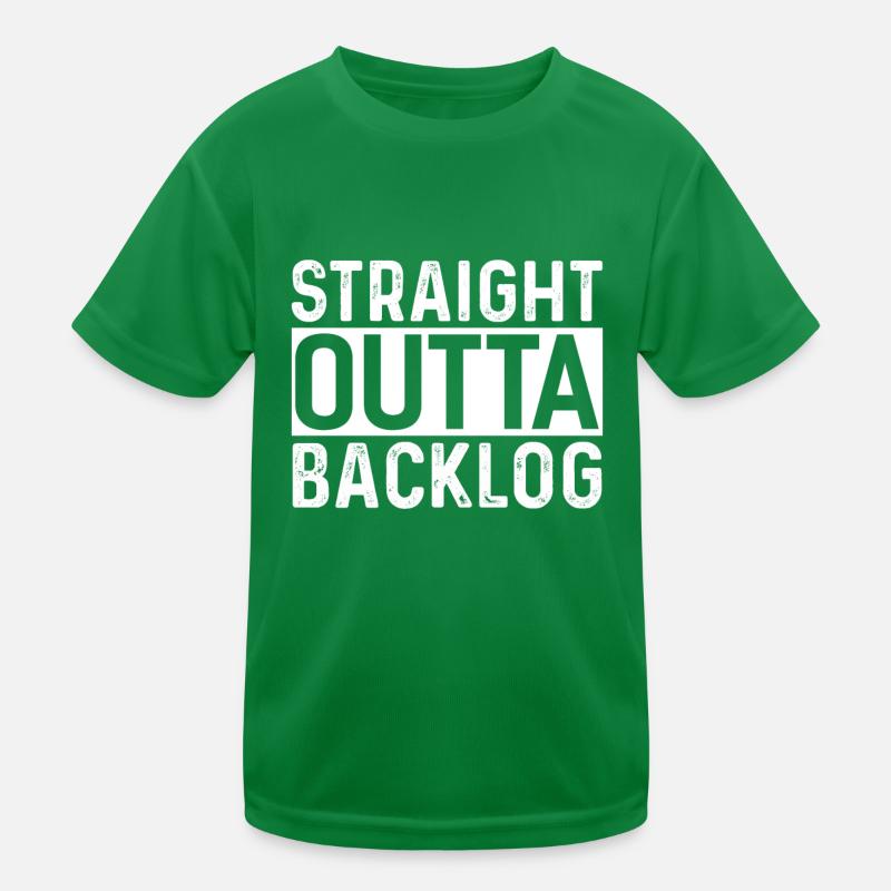 Programmierer Scrum Master Scrum Backlog Kinder Funktions-T-Shirt