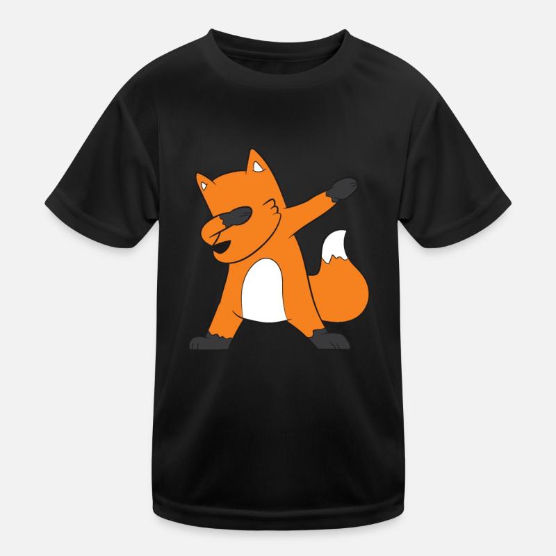 Dabbender Fuchs Dabbing Fox Kinder Funktions-T-Shirt