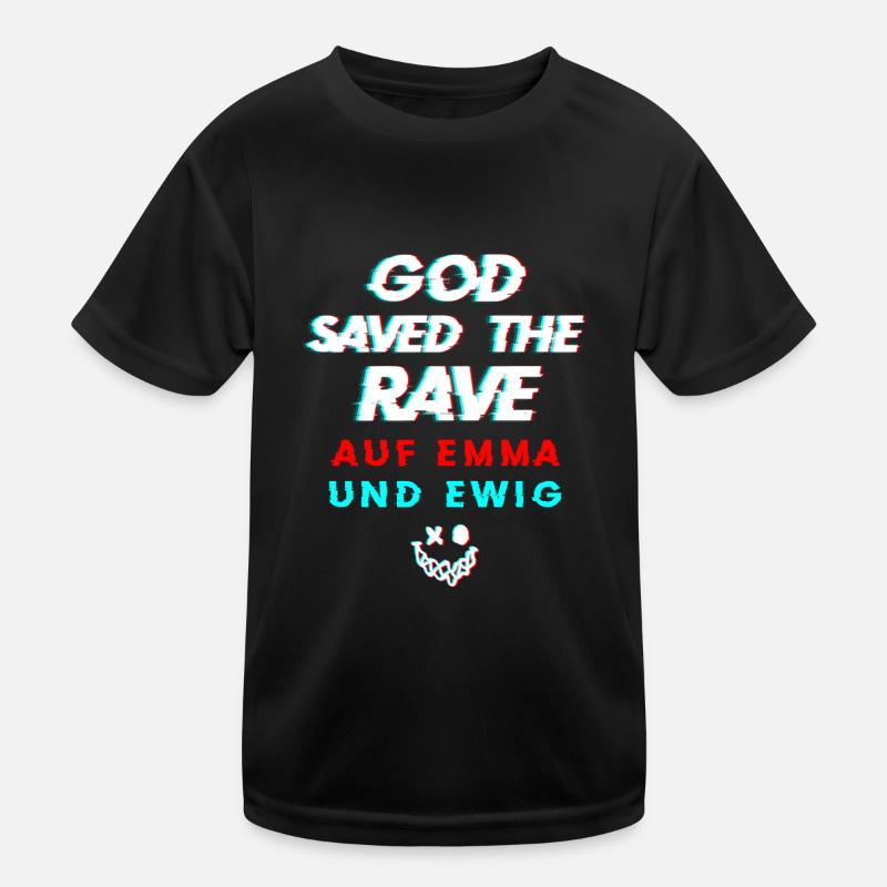 Raver Kinder Funktions-T-Shirt