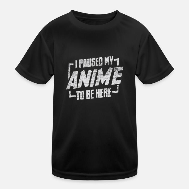 Anime - Kids Functional T-Shirt - black