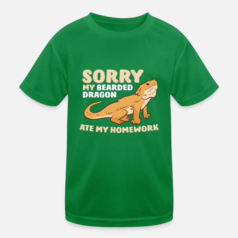 Mon Gecko A Mangé Mes devoirs T-shirt sport Enfant