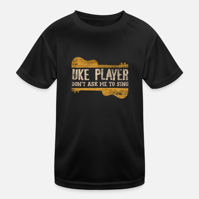 Ukulele Kinder Funktions-T-Shirt