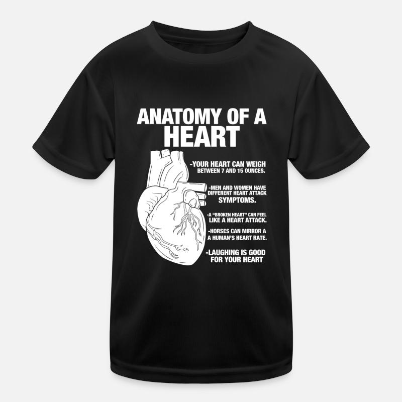 Anatomie d’un cœur humain Anatomique T-shirt sport Enfant