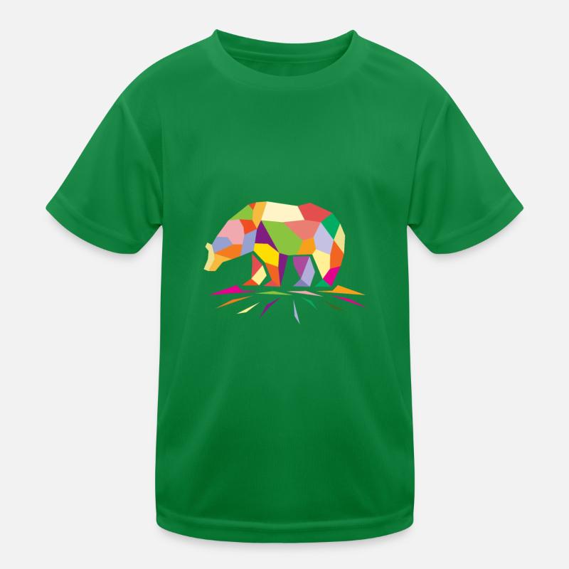 Ours polygone T-shirt sport Enfant