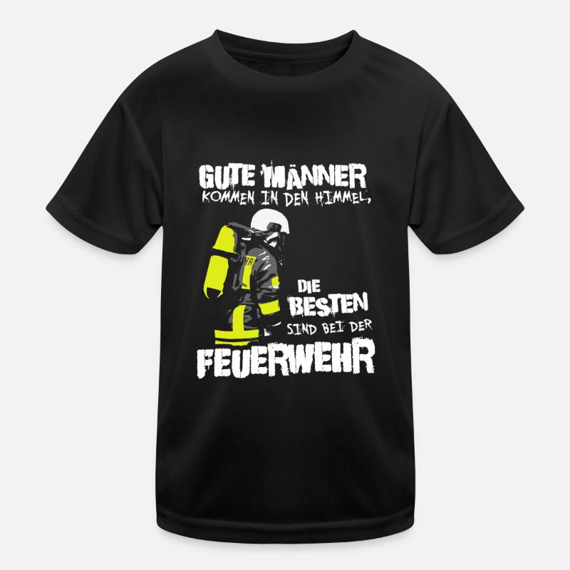 Stolzer Held bei der Feuerwehr – Helden im Einsatz Kinder Funktions-T-Shirt
