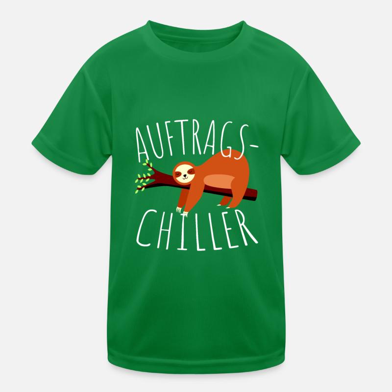 Orderchiller Sloth Gift Order Chiller Kids Functional T-Shirt