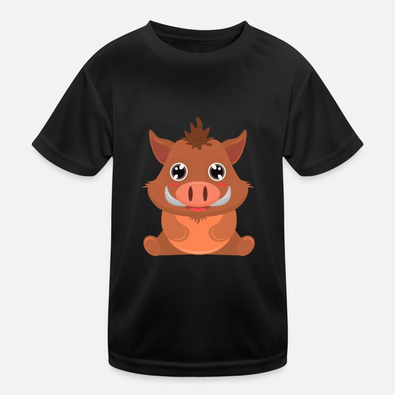wild boar Kids Functional T-Shirt