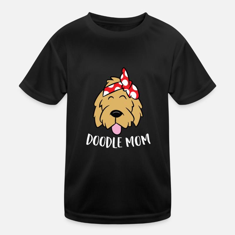 Doodle Mom Goldendoodle Mutter Doodle Mama Kinder Funktions-T-Shirt