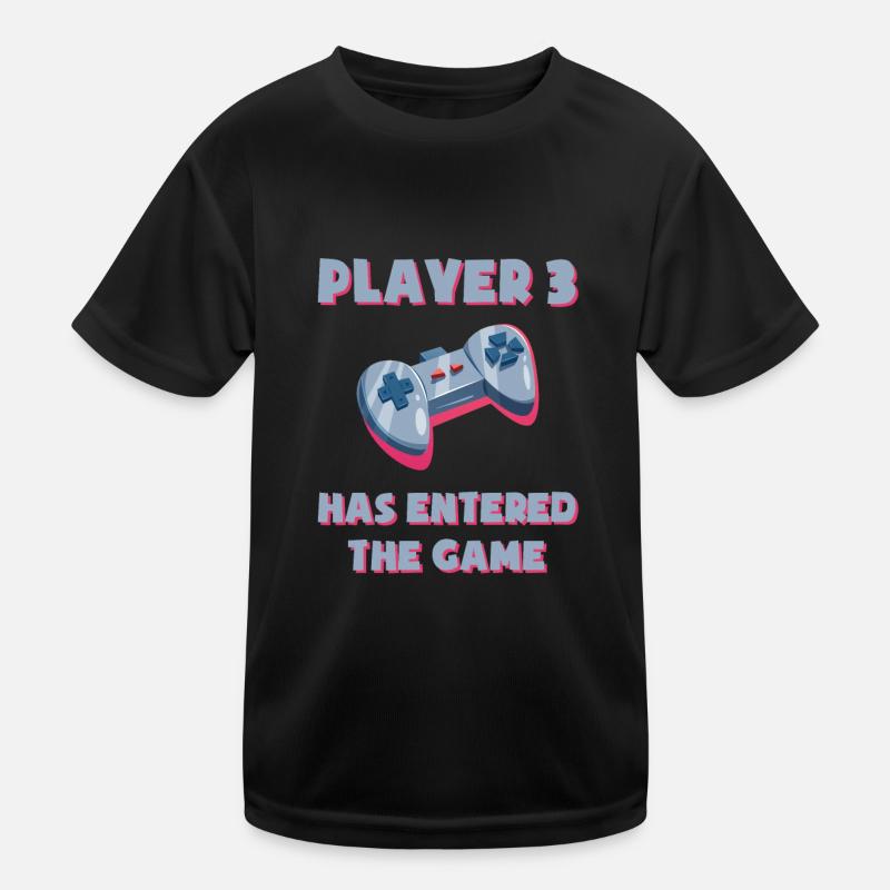 Player 3 has entered the game Kinder Funktions-T-Shirt