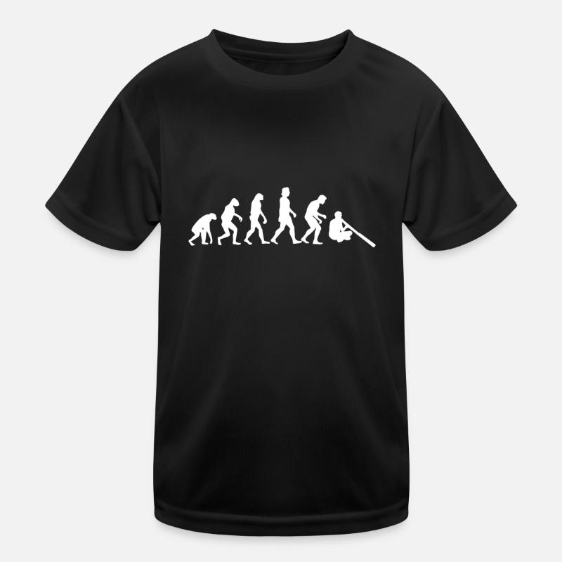 Didgeridoo Evolution Kinder Funktions-T-Shirt