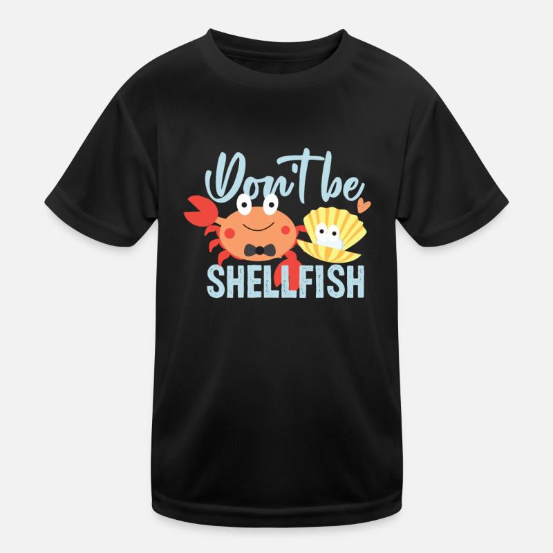Meeresfrüchte Schalentier Geschenkidee Kinder Funktions-T-Shirt