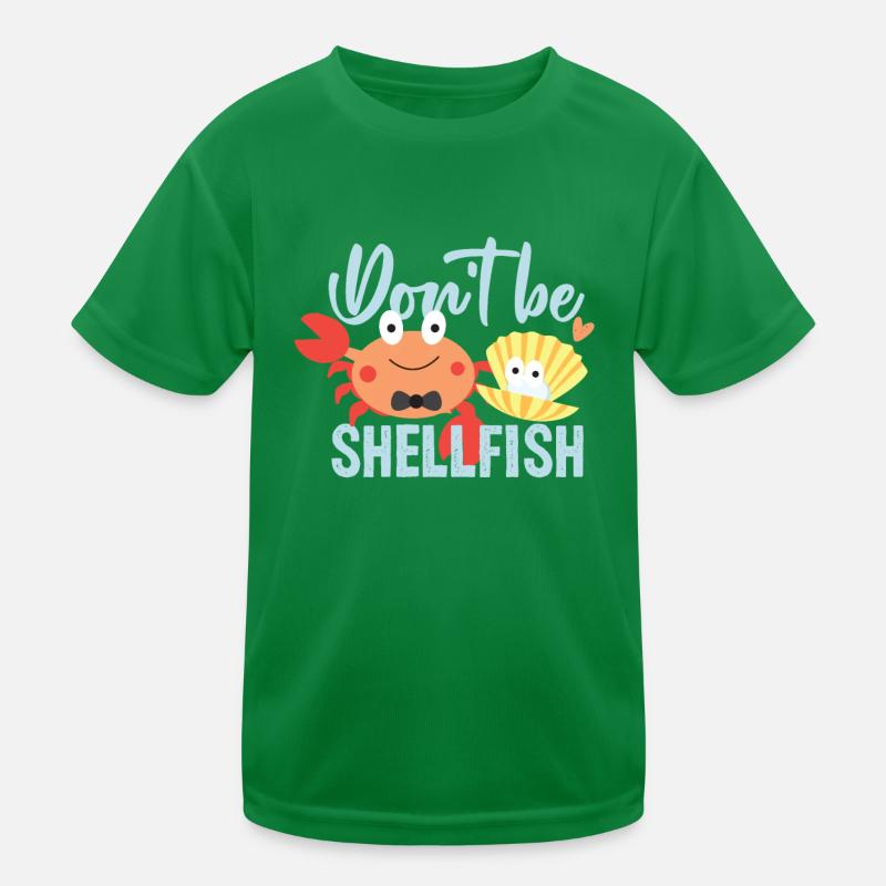 Seafood shellfish gift idea Kids Functional T-Shirt