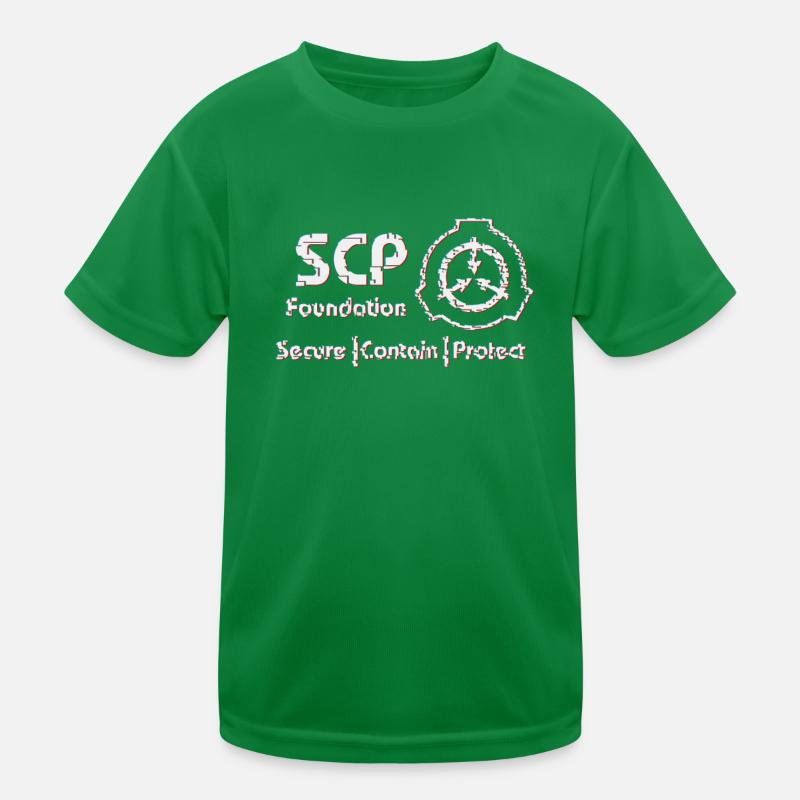 SCP Symbol Glitched version Kids Functional T-Shirt
