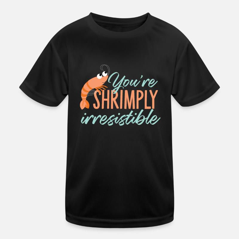 Garnele Shrimps Geschenk Kinder Funktions-T-Shirt