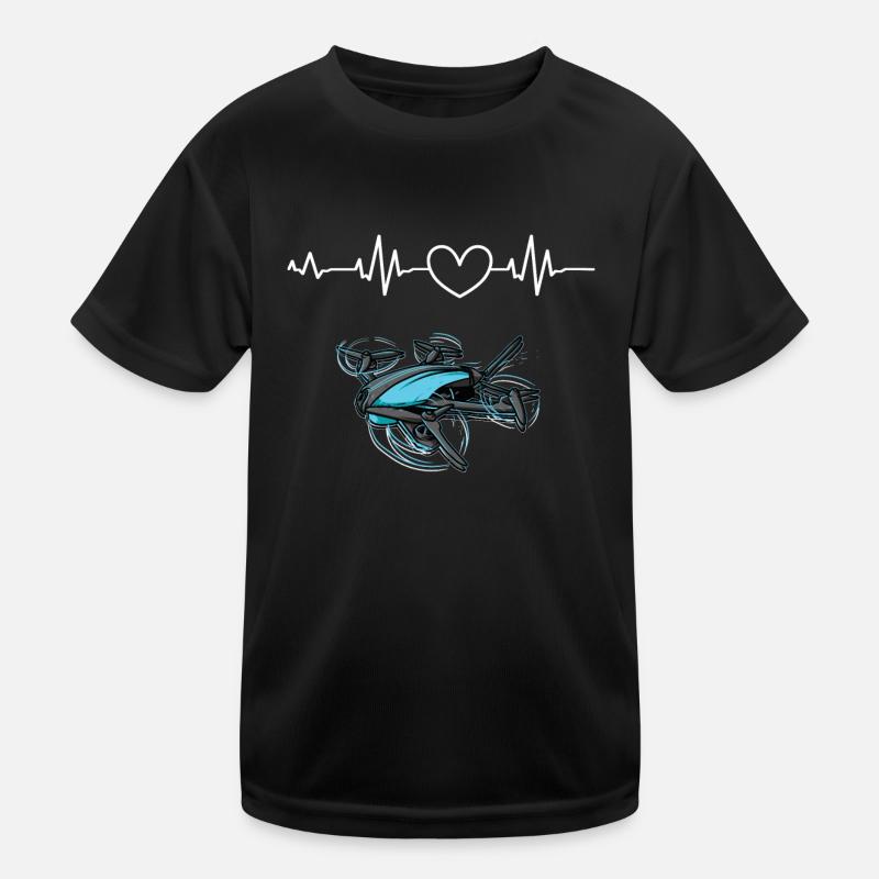 Drone Pilot Drone Flyer Quadcopter Pilot Kids Functional T-Shirt