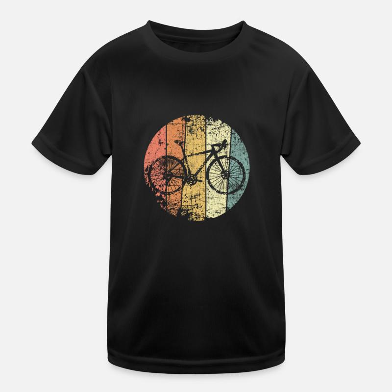 Racing vintage bike Kids Functional T-Shirt