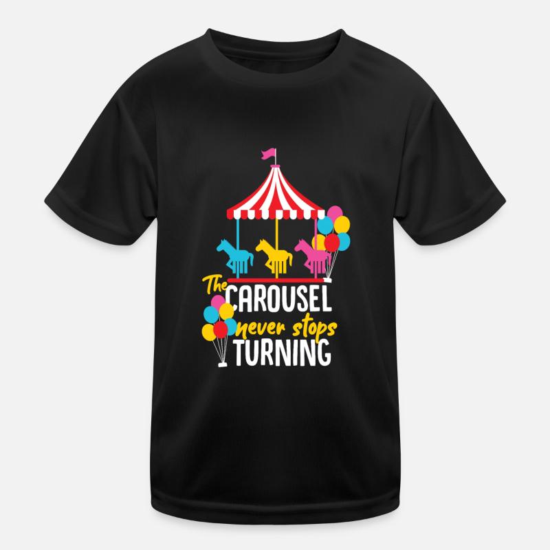 Idée cadeau de salon carrousel T-shirt sport Enfant