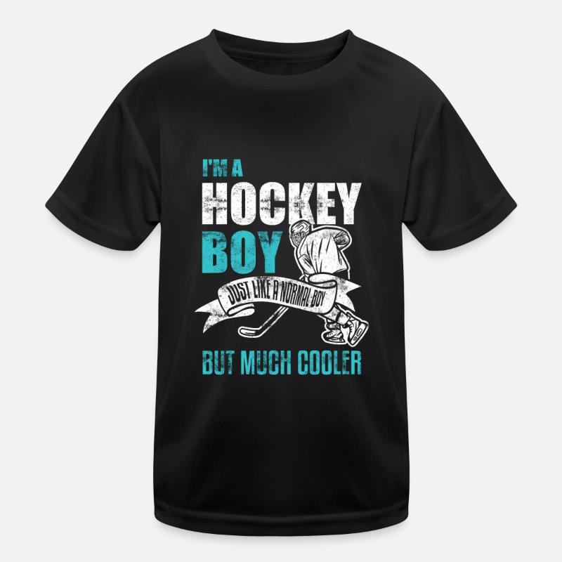 Hockey Junge Kinder Funktions-T-Shirt