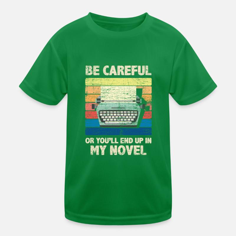 Machine à écrire rétro auteur T-shirt sport Enfant