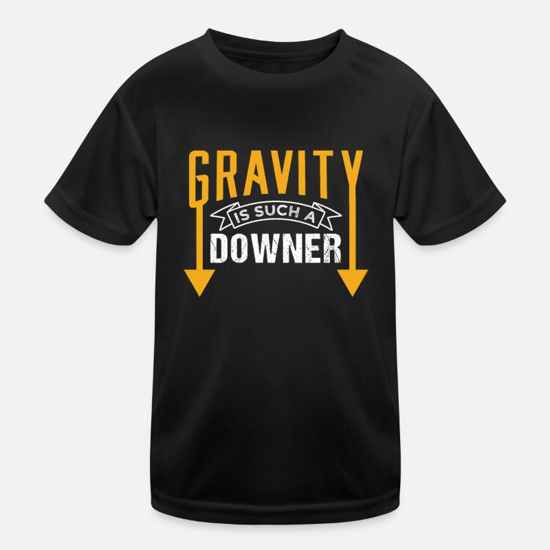 Physics Gravity Kids Functional T-Shirt