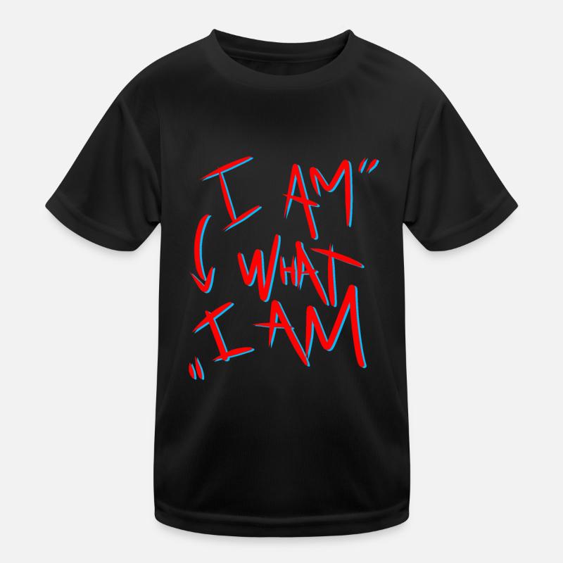 i am what i am Kids Functional T-Shirt