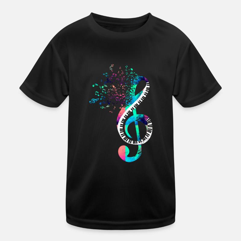 Piano melody Kids Functional T-Shirt