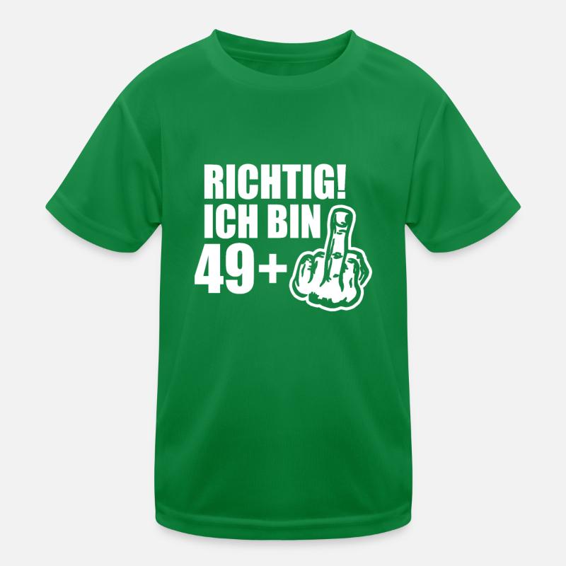 Frecher 49 Plus Geburtstagsspaß Mit Attitüde Kinder Funktions-T-Shirt