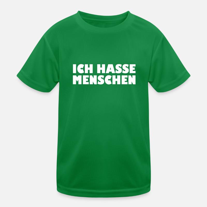 Ich hasse Menschen Kinder Funktions-T-Shirt