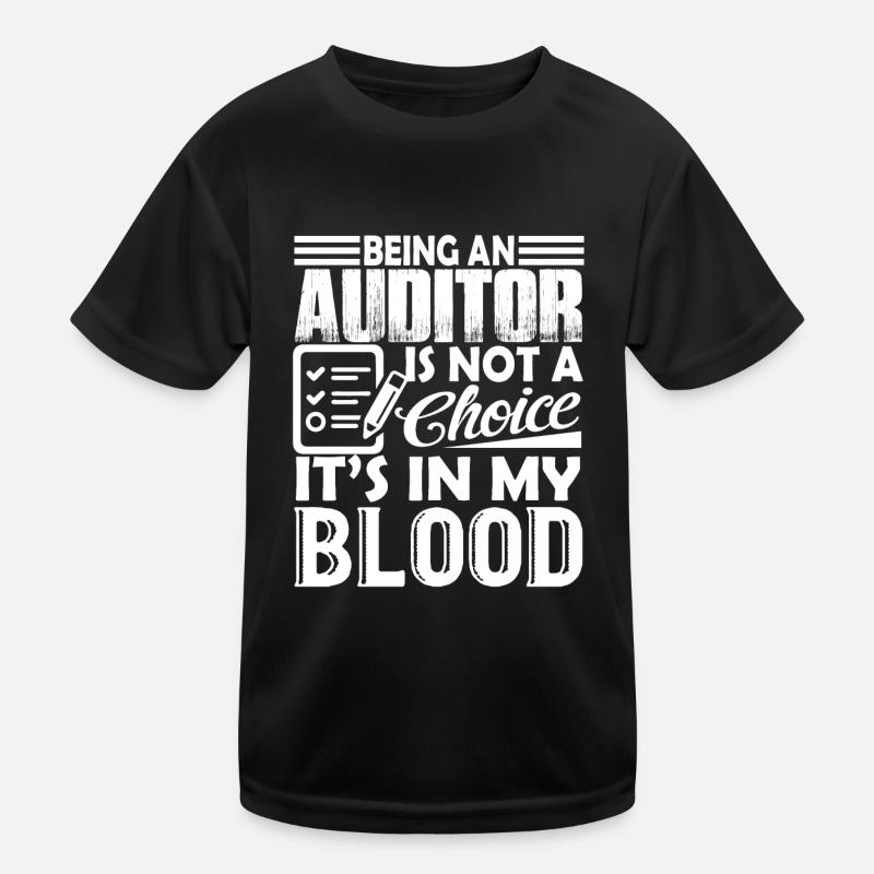 Auditeur Être auditeur est dans mon sang T-shirt sport Enfant