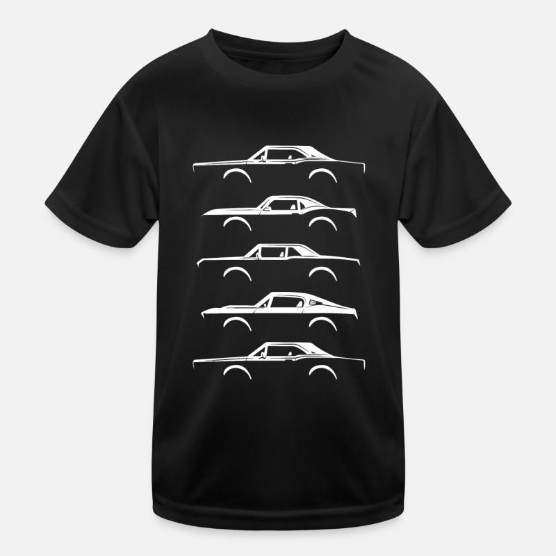 MUSCLE CAR Gift US Car Meet for Auto Kids Functional T-Shirt