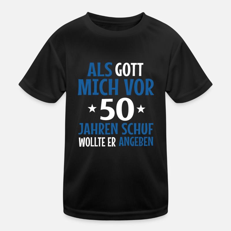 50e anniversaire T-shirt sport Enfant