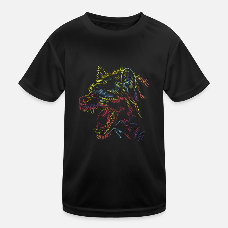 Scribble Hyena Kids Functional T-Shirt